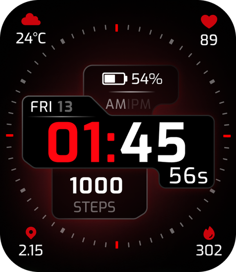 Unshipped watchface