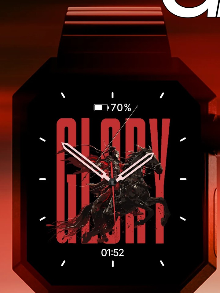 The Glory watchface on an Anarc