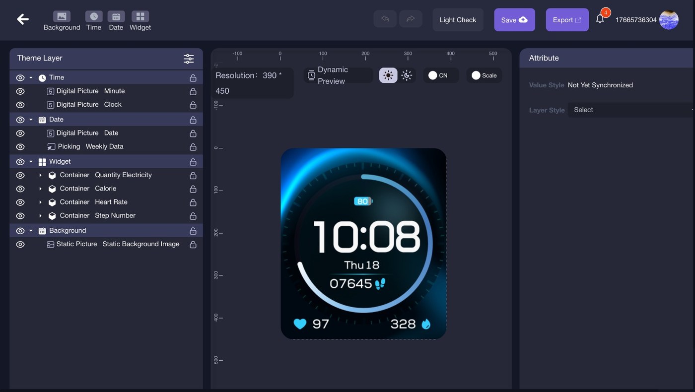 The OpenHarmony watchface tool
