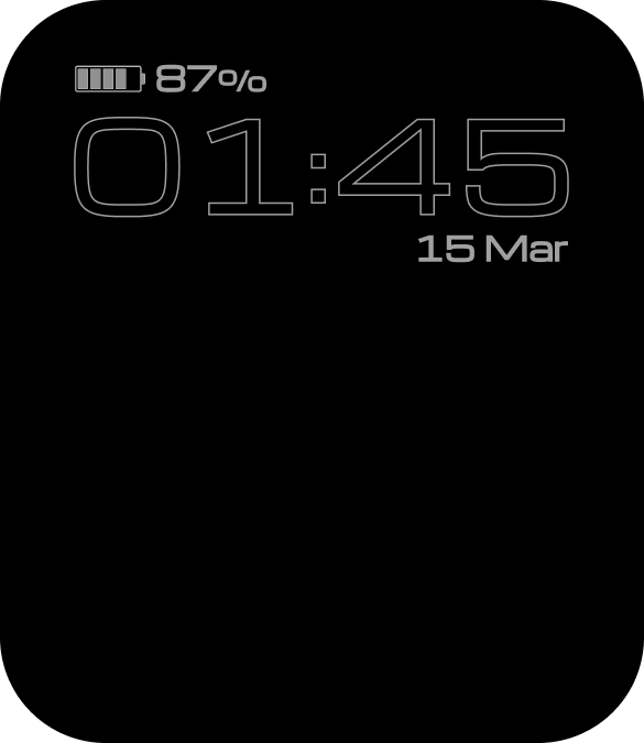 Watchface, always-on