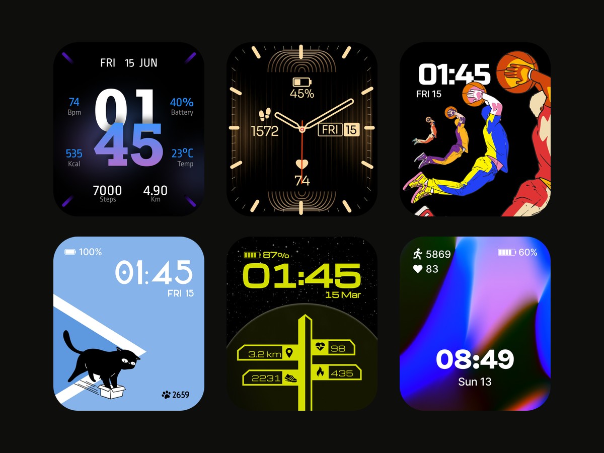 Anarc watchfaces