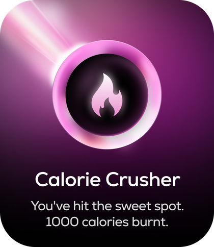 Calorie badge