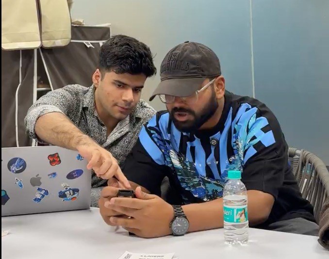 A research session in the Delhi office